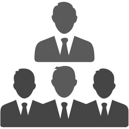 Businessman icons set isolated on white background. vector illustration.の素材