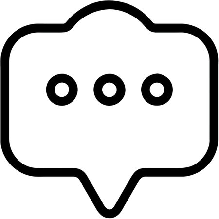 Speech bubble icon isolated on white background. Vector Illustration.の素材