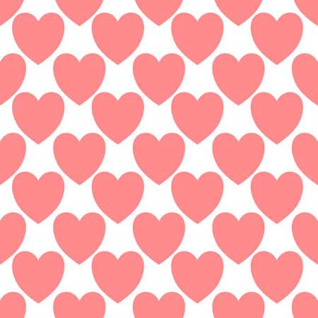 Heart Seamless Pattern Vector backgroundのイラスト素材
