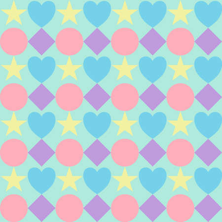 geometric seamless pattern vector illustration for wrapping wallpaper backdrop backgroundのイラスト素材
