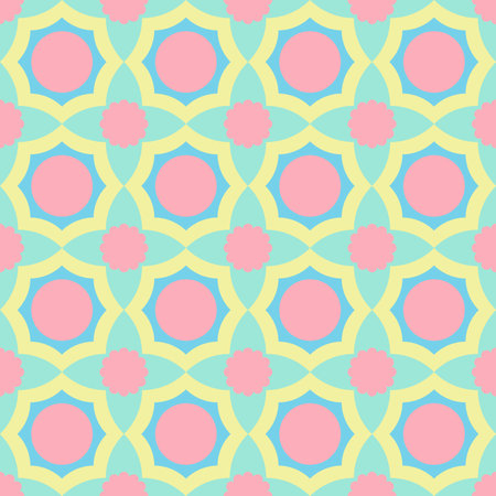 geometric seamless pattern vector illustration for wrapping wallpaper backdrop backgroundのイラスト素材