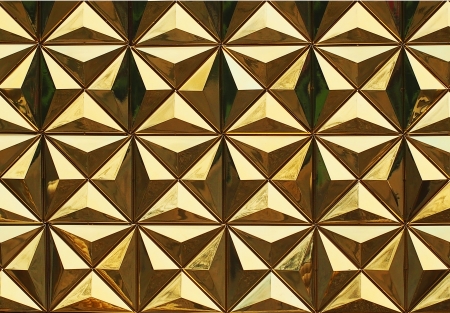 wall goldの写真素材