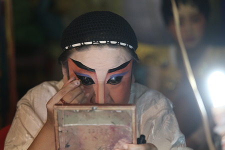 Unidentified Chinese-opera actressのeditorial素材