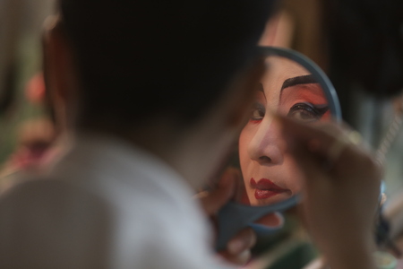 Unidentified Chinese-opera actressのeditorial素材