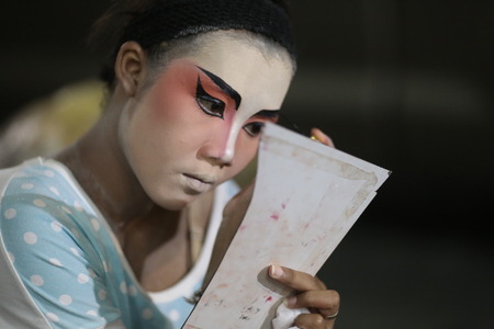 Unidentified Chinese-opera actressのeditorial素材