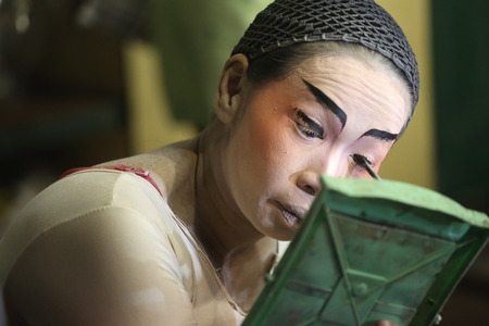 Unidentified Chinese-opera actressのeditorial素材