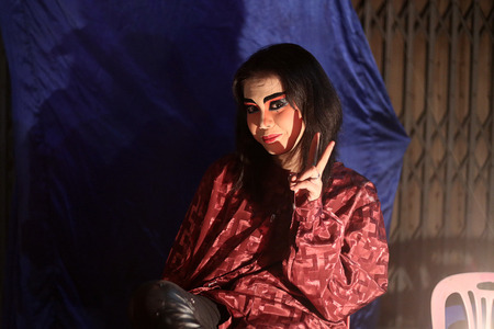 Unidentified Chinese-opera actressのeditorial素材