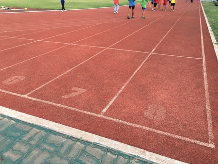 The tracking lines for running sportの素材