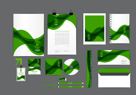 corporate identity template  for your business Dのイラスト素材