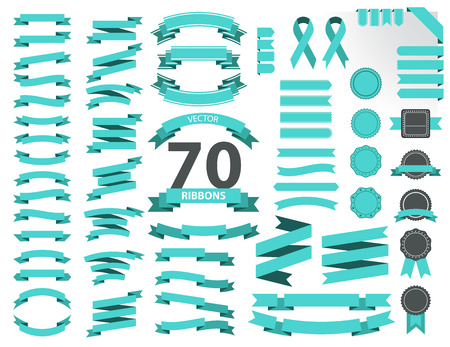 seventy Vintage Ribbon vector design 2のイラスト素材