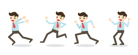 Set of Businessman character design. no10のイラスト素材