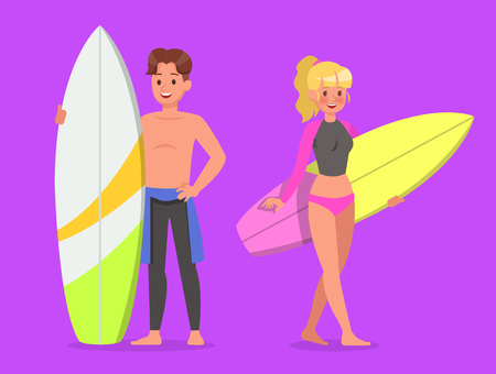 Summer holiday. People character designのイラスト素材