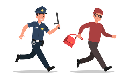 police character vector design no3のイラスト素材
