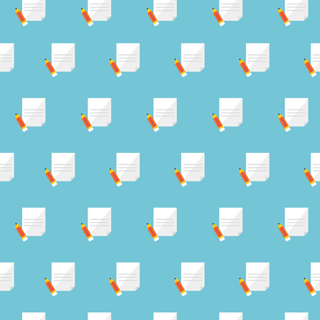 paper and pencil icon pattern vector designのイラスト素材
