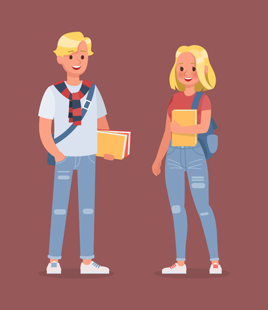 student character vector designのイラスト素材