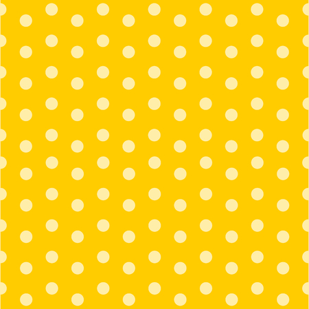 gold yellow polka dotsのイラスト素材