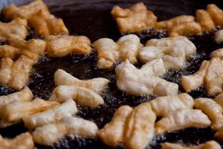 deep-fried doughstickの写真素材