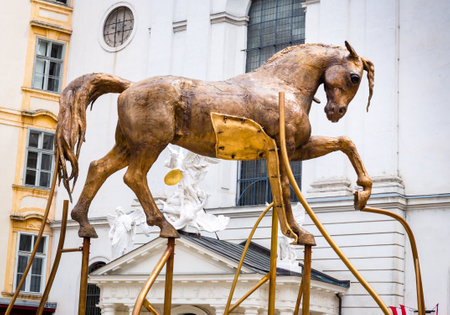 Golden Bucephalus in Viennaのeditorial素材