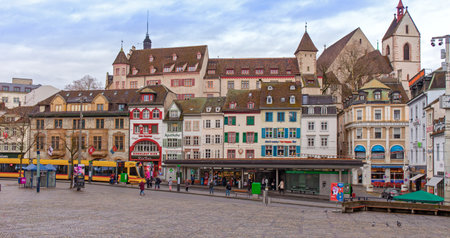 Barfuesserplatz square in Basel
