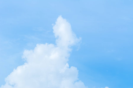 The clouds on the skyの写真素材