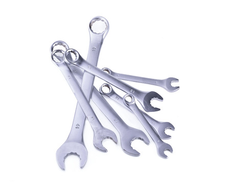 Wrench isolated on white