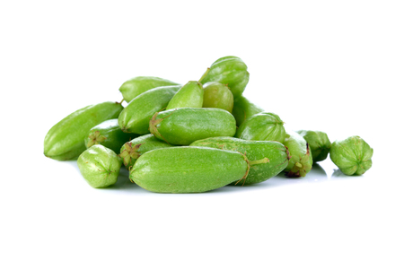 Bilimbi fruits  isolated on white backgroundの写真素材