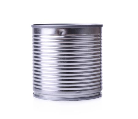 canned food isolated over white