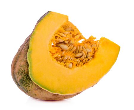 pumpkin isolated on the white background .の写真素材