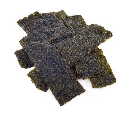 dry seaweed  on the backgroundの写真素材