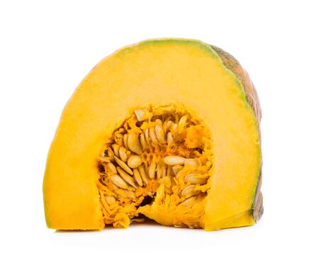 pumpkin isolated on the white background .の写真素材