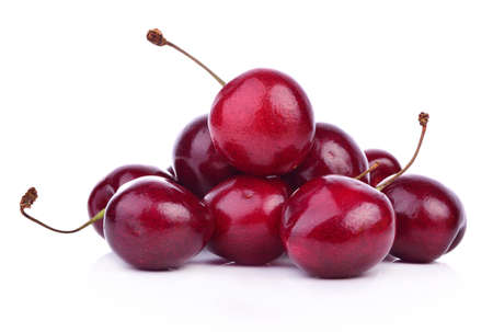 Cherry isolated on white background