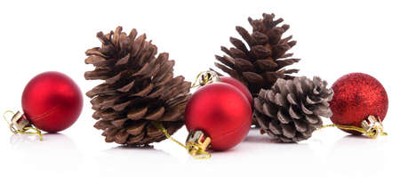 Christmas ornament isolated on white background.の写真素材