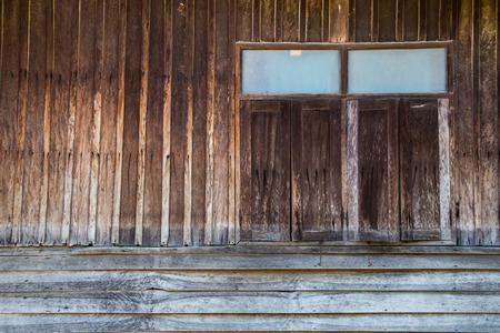 old Wood window For text and backgroundの写真素材