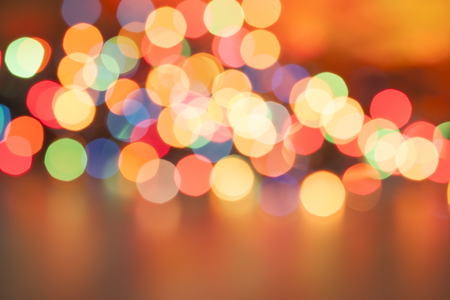 Defocused bokeh lights backgroundの写真素材