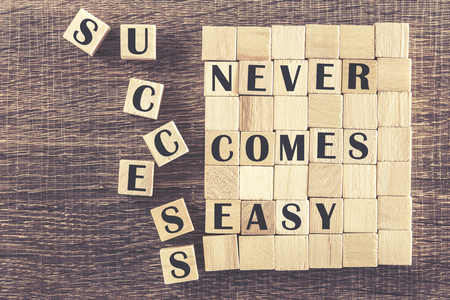 Success concept. Cross processed image for vintage lookの写真素材
