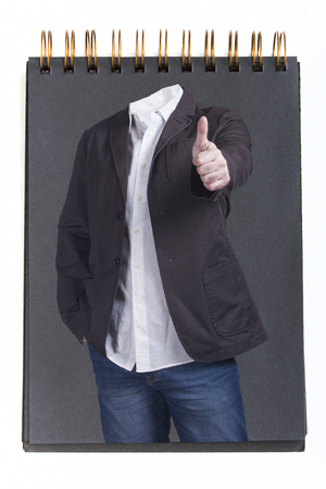 Positive attitude. Conceptual imageの写真素材