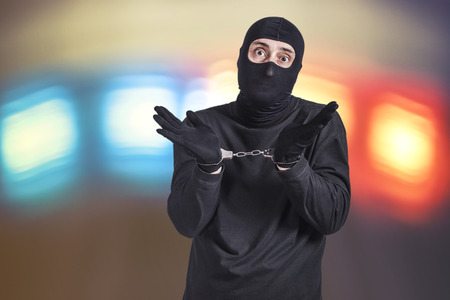 Arrested criminalの写真素材