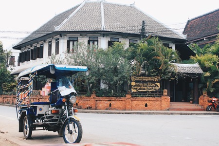 Tuk-Tuk in Luang Prabang, Laosのeditorial素材