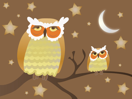 Night Owlsのイラスト素材