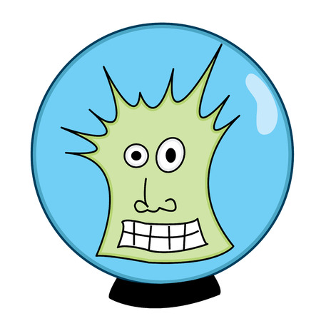 Crazy Bubble Helmet Guyのイラスト素材