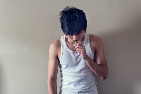 Asian Model Pray