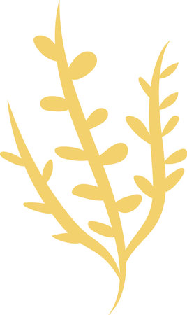 Sea Coral Sealife Illustration Graphic Element Cardのイラスト素材