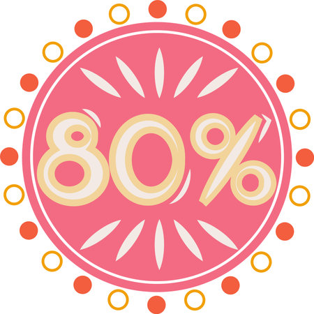Red Circle Light Elegant Special Sale Icon Styleのイラスト素材
