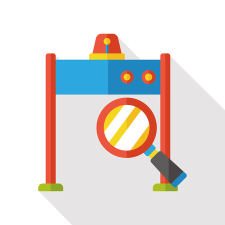 security gate flat iconのイラスト素材