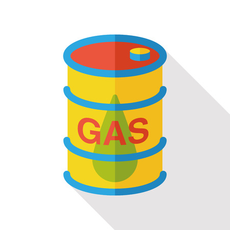 gasoline flat iconのイラスト素材