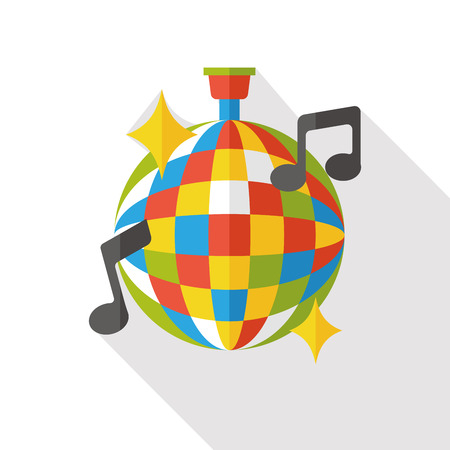 party ball flat iconのイラスト素材