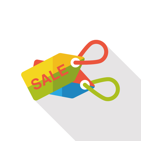 shopping sale price tag flat iconのイラスト素材