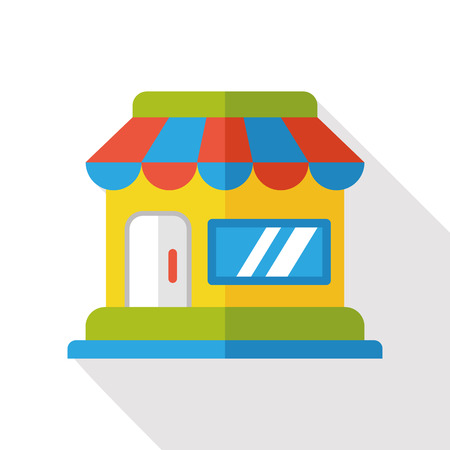 store flat iconのイラスト素材