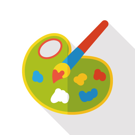 Palette flat iconのイラスト素材