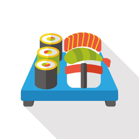 sushi flat iconのイラスト素材